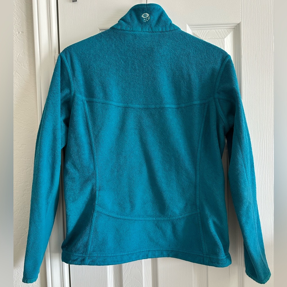 Mountain Hardwear Women's Pyxis Teal Full-Zip Fleece Jacket,  Size Medium - Picture 7 of 9